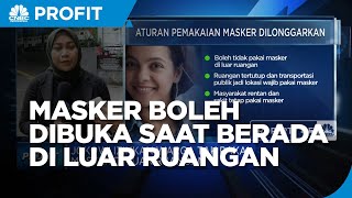 Jokowi Izinkan Warga Tak Pakai Masker di Luar Ruangan