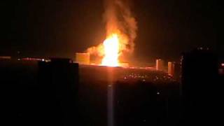 Пожар Большая Очаковская, 46 в 23:30 9 мая 2009 (729.ru)