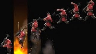 Обучение по рокет джампу в team fortress 2.