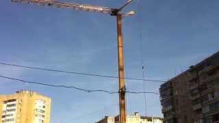 LIEBHERR 32K montage - установка, монтаж крана Либхерр