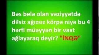 Körpələrin "İNQƏ" səsindəki məna