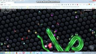 slither.io берём в кольцо всехю