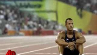 Bryan Clay after winning the Beijing decathlon gold