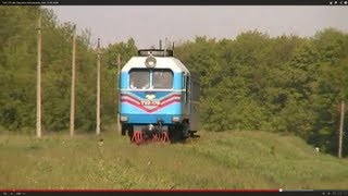 УЖД: Тепловоз ТУ2-179 с поездoм Гайворон-Голуваневск / TU2-179 with Gaivoron-Goluvanevsk train