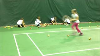 Group Tennis Lessons for kids 4-10 years old