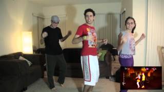DAD PLAYS JUST DANCE 4