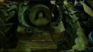Самодельный трактор переломка 6,5л.с. 4x4. Поворотный узел.  tractor 6.5 HP.  of the fracture.