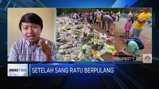 Ribuan Pelayat Padati Ruas Jalan Sambut Jenazah Ratu Inggris
