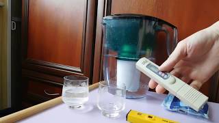 Тест воды  TDS-3 и pH , витализатор ВОДЫ после фильтра и до.