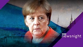 Angela Merkel under fire in Bavaria  - BBC News