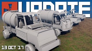 New modular cars and Blueprint balancing | Rust update 13th October 2017