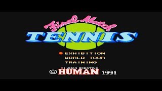 Final Match Tennis PC Engine Gameplay & Commentary