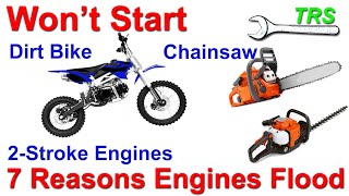 7 Reasons a 2 Stroke Engine Loses Power/Flood/Won't Start/Bog Down