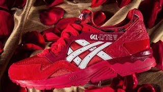 New Red Valentine Asics Gel Lyte V 5 Romance Pack Unboxing & Review (SKOOFEE)