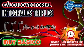 ???? Integrales triples | ¡Muy básico!|Cálculo Vectorial