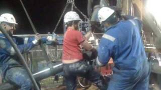 7" BTC Casing running on German Rig