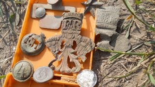 Коп На позициях ПМВ .Кокарда Германии , Золото . и прочее \ WW1. Gold