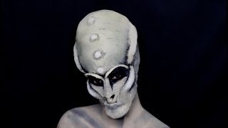 ALIEN MONSTER HALLOWEEN MAKE UP  ☠️ | Maquillage d'Halloween sans prothèses