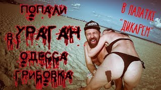 Дикий отдых в Грибовке (Одесса) Попали в ураган