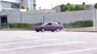 Nissan Sunny 130Y Handbrake 180 Turn