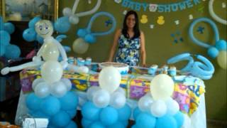 Decoracion Baby Shower - Baby shower balloon decoration