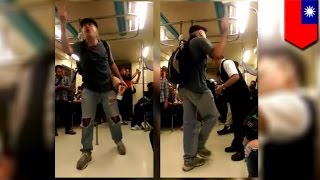 Crazy American rants on Taipei metro train, tells Taiwanese: 'you're all pieces of sh*t!'