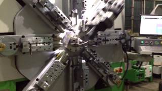 CNC control spring forming machine