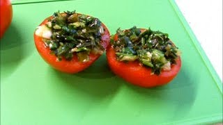 Пикантные помидоры с зеленью / Tomates piquantes