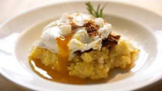 How to Make Polenta with Mushrooms & a Poached Egg for Mother's Day