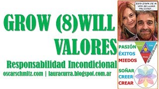 GROW (8) WILL Valores Responsabilidad Incondicional #MartesCoach @EPsicofisico @SchmitzOscar