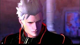 Devil May Cry 4: Special Edition | Vergil's Opening Cutscene With Dark Red Attire (MOD)