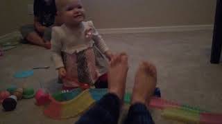 Feet stomp and sniff