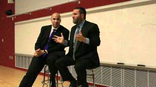 Rabbi Shmuley Boteach and Mayor Cory Booker address Brown University Feb 9