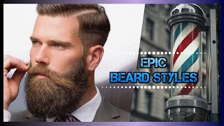 ? 6 Epic BEARD STYLES 2019 ✂️ BARBER SHOP | PROFESSIONAL STYLE