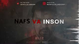 Inoyatulloh Andijoniy Inson va nafs