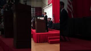 Paul Cassidy’s Salutatorian address