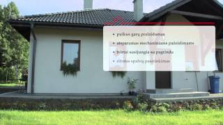 Išorinių tinkų kodai ir jų savybės