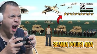 PERANG PALING BESAR melawan POLISI BINTANG 11 di GTA San Andreas