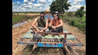 Backpacking in Kambodscha - Bamboo Train / Norry in Battambang