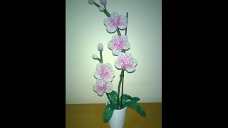 Орхидея из бисера. Часть 3 - Сборка. Orchid