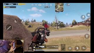 играем TPP PUBG mobile с телефона в 4 пальца(камера на руки)