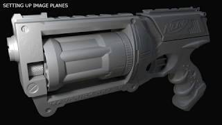 Maya/Zbrush HardSurface 01 Setting Up Image Planes