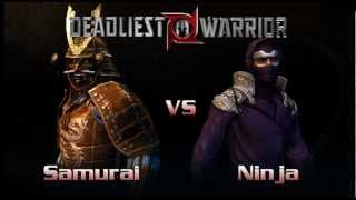 DEADLIEST WARRIOR local battles # samurai VS Ninja