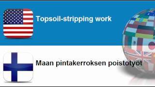 Learn Finnish = Topic = Construction work