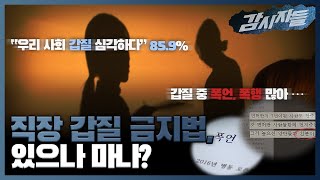 [감시자들] 163화. 직장 갑질 금지법, 있으나 마나? (2020.01.21, 화)
