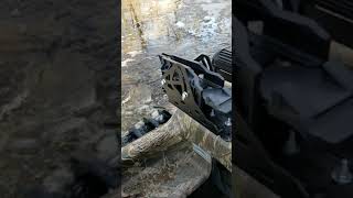 Beaver dam hybrid tracks can swim! Never got this stuck!