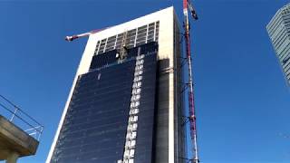 Asi Avanzan las Obras de Construcción de la quinta Torre Caleido Madrid Febrero 1 2020