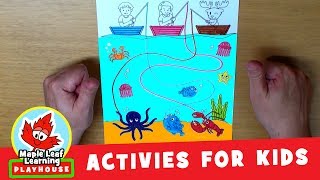 Fishing Activity for Kids | Maple Learning Playhouse