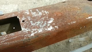 Борьба с ржавчиной ! Усилитель бампера Great wall safe.
