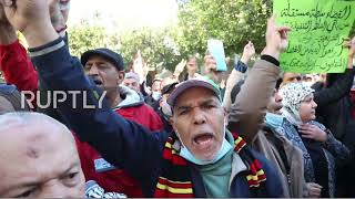 Tunisia: Judges, lawyers protest President Saied dissolution of Judicial Council in Tunis